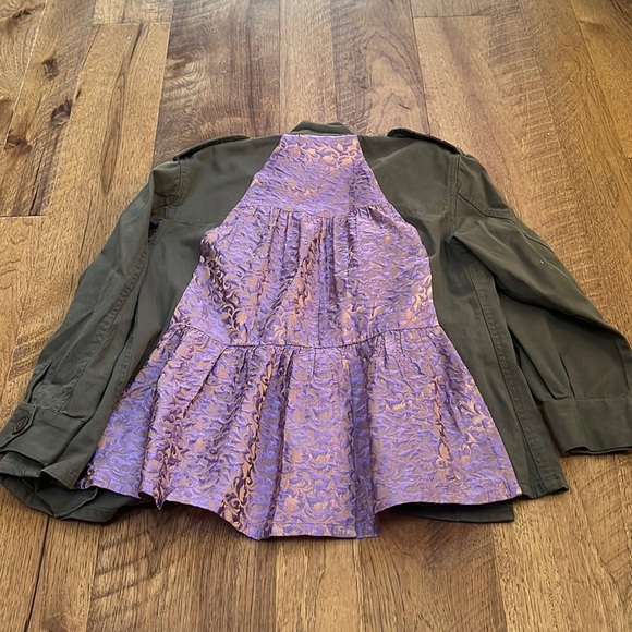 Muche Muchette Woman’s Green and Purple Jacket 0/S - Picture 4 of 6